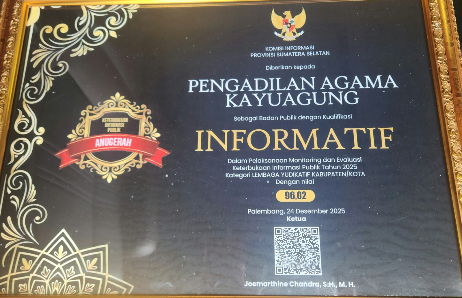 Lembaga Yudikatif dengan Kaulifikasi Informatif